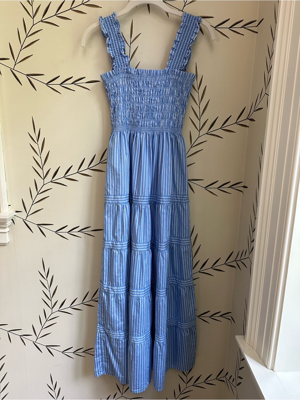 Hill House Kimmy dress. Blue stripe. S. EUC - Picture 10 of 10